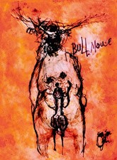 Bull mouse kunstdruck din - bull-mouse,