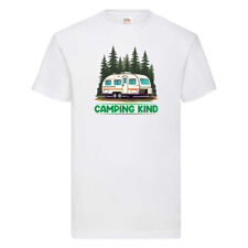 Camping Kind | Camper | Wohnwagen | Lagerfeuer T-Shirt Weiß