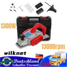 Elektrohobel 1300W Elektrische Hobelmaschine Hobelbreite Balkenhobel 13000rpm