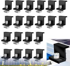 1x Solarmodul Endklemme Mittelklemme PV Halterung Befestigung Montage 30mm-40mm