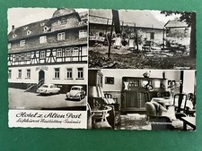 AK Taunus bei Nastätten Hotel zur alten Post Käfer Pkw gelaufen 1959 #1195