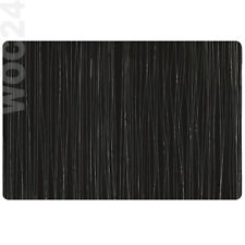4x Tischset Platzmatte Platzdeckchen Platzset abwaschbar Kunststoff Schwarz