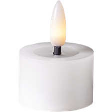 LED Teelichter 2er Set  weiß