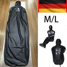 Unisex PVC Look Schlafsack Bondage Wear Zip Meerjungfrau Full Body Sack Bodysuit