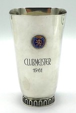 PCH POKAL CLUB MEISTER 1961 STERLING 925 SILVER PORSCHE 356 911 HESSEN CARRERA 