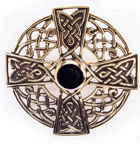 Bronze kelten fibel kreuz - bronze,