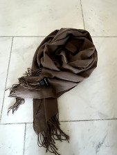 Maxi Schal. 100% Cashmere. braun. Stola. Tuch. Überwurf. Poncho.