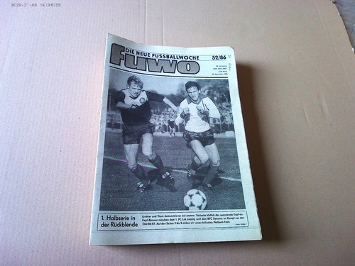Ddr fußballzeitung fuwo - fußballzeitung, "