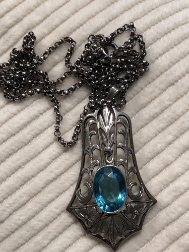Jugendstil collier silber - jugendstil,