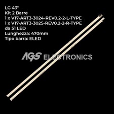 KIT 2 BARRES BANDES 51 TV LED