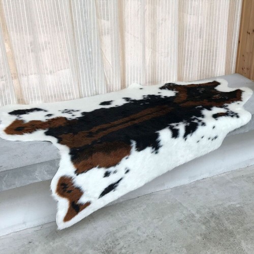 Kuhfell teppich fellimitat - teppich,