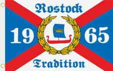Fahne Flagge Rostock Tradition 1965 Hissflagge 90 x 150 cm