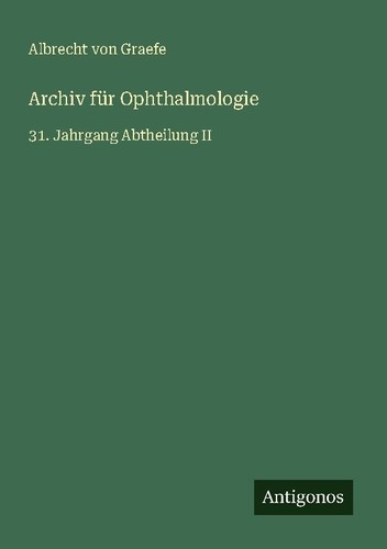 Archiv für ophthalmologie - für,