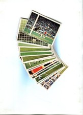 Bergmann Fußball 80/81 30 Sammelbilder m. Kleberesten