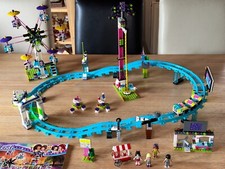 LEGO Friends 41130 Großer Freizeitpark Riesenrad Freefall-Tower Achterbahn Figur