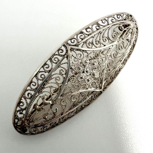 Jugendstil filigran brosche - jugendstil,