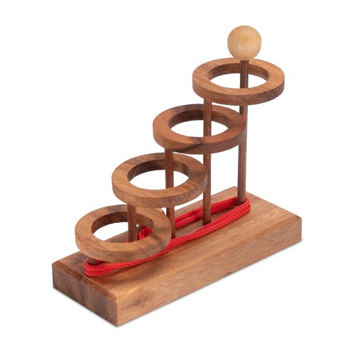 Vier ringe schnurpuzzle - ringe, –