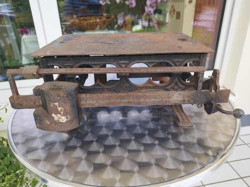 Alte antike gusseiserne waage - gusseiserne,
