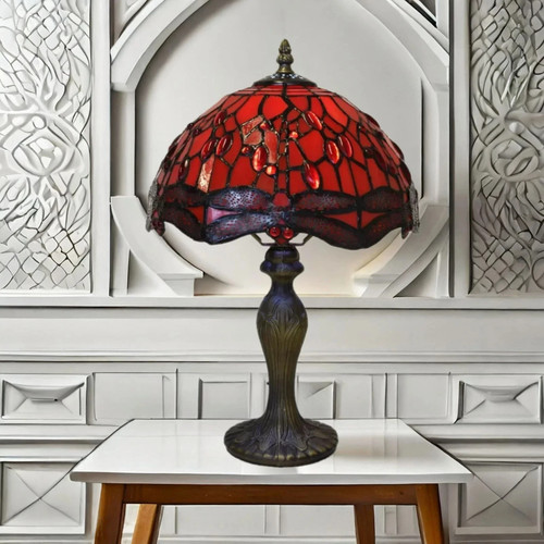 Tiffany stil rote - 10",
