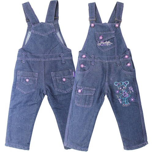Mädchen latzhose kinderjeans - latzhose,