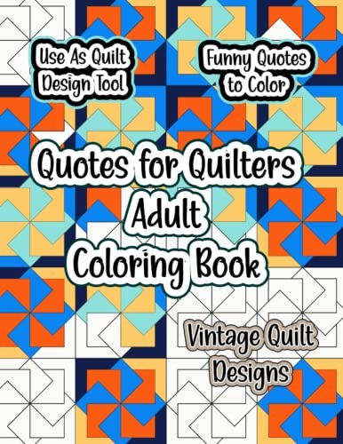 Quilters coloring book - book:, funny