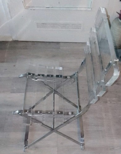 Plexiglas klappstuhl - plexiglas,