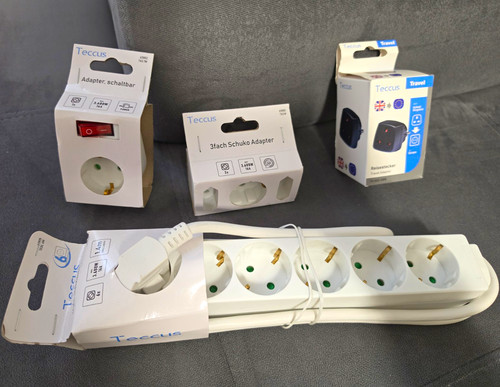 Teiliges strom adapter set - 4-teiliges, strom-adapter