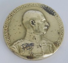 Alte Bronze Medaille Johann
