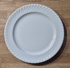 Schönwald Porzellan, RONDO, Teller, uni weiß, Wellenrand, Ø ca. 28cm, TOP Zust.