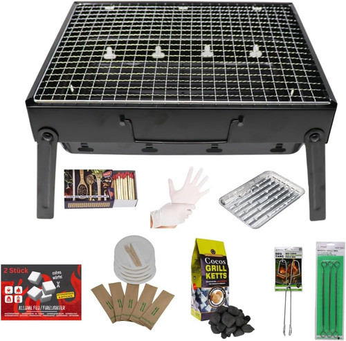 Komplettes bbq koffergrillset - komplettes, bbq-koffergrillset