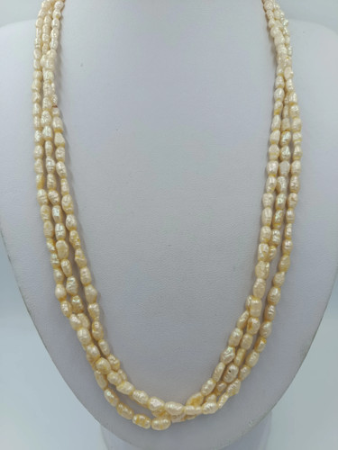 Vintage perlenkette reihig - vintage,