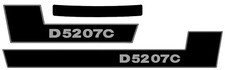 Deutz D5207C Aufkleber schwarz