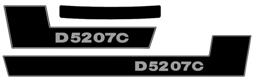 Deutz d5207c aufkleber - d5207c,