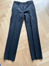 Herrenanzugshose Slim Fit schwarz von Boss Größe 44