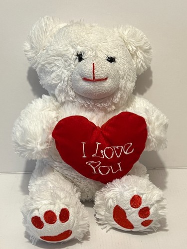 Paws weißer teddybär love - weißer,