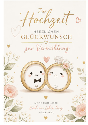 Handgemachte hochzeitskarte - handgemachte,