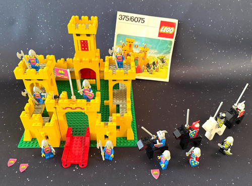 Lego 375 6075 gelbe ritterburg - 375,