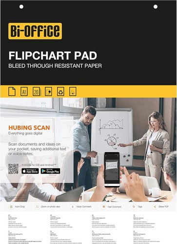 Office flipchartblock a1 - bi-office,