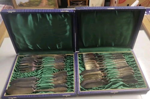Altes fischbesteck kasten - altes, x