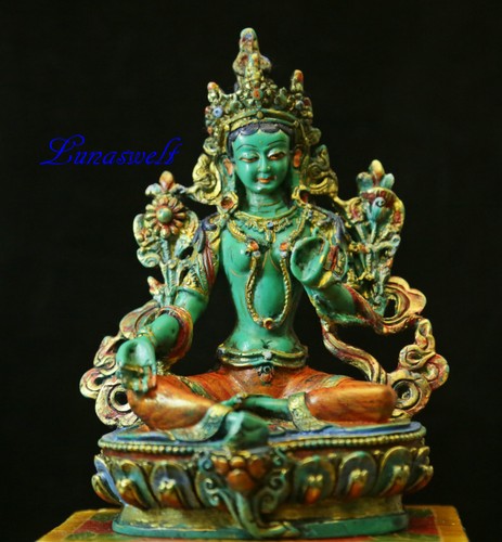 Grüne tara weiblicher - weiblicher, buddha