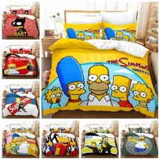 Bettbezug Die Simpsons 80x80 Kissenbezug Bettwäsche Set 135x200 200x200 220x240