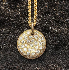 925 Silber Halskette Medaillon