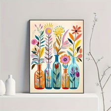 Leinwanddruck blumenvasen - leinwanddruck,
