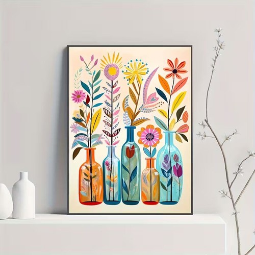 Leinwanddruck blumenvasen - leinwanddruck,