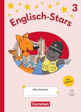 Englisch-Stars 3. Schuljahr - Allgemeine Ausgabe 2025 - Übungsheft mit Lösungen 