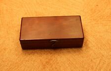 Feingewichte im Etui (Holz- Furniert), 9 Gewichte, DDR