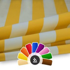 MUSTER Lysel Markisenstoff Streifen Plane Zeltstoff Sonnensegel 13x8cm