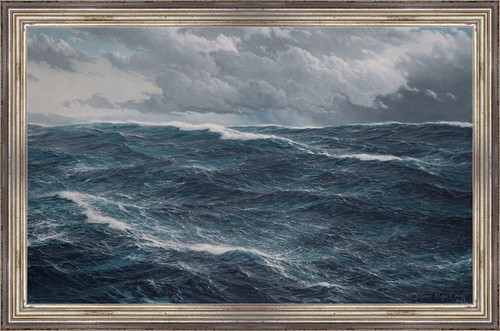 Sturm der nordsee - nordsee, 1908