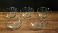 5 Glasschalen, Schalen, Arcoroc France, 16cm