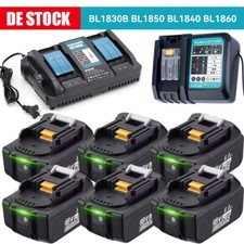 Für Makita Akku 18V 5AH 6AH 8AH BL1860B BL1850B BL1830 BL1820 LXT Batterie LED